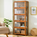 Petite vitrine en acier et verre