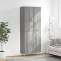 Chiffonnier gris clair 96 x 37 x 17 cm