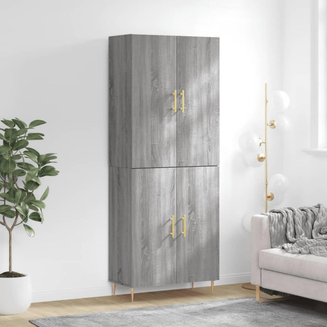 Chiffonnier gris clair 96 x 37 x 17 cm