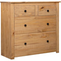 Commode marron en bois 80 x 40 x 83 cm