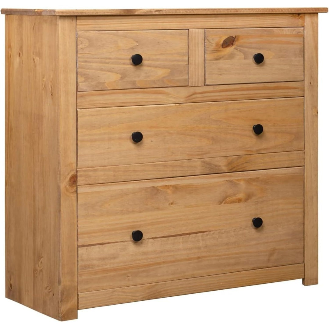 Commode marron en bois 80 x 40 x 83 cm