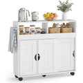 Meuble de rangement gris clair 2 portes pour cuisine