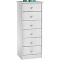 Commode moderne gris clair 35 x 43 x 106 cm