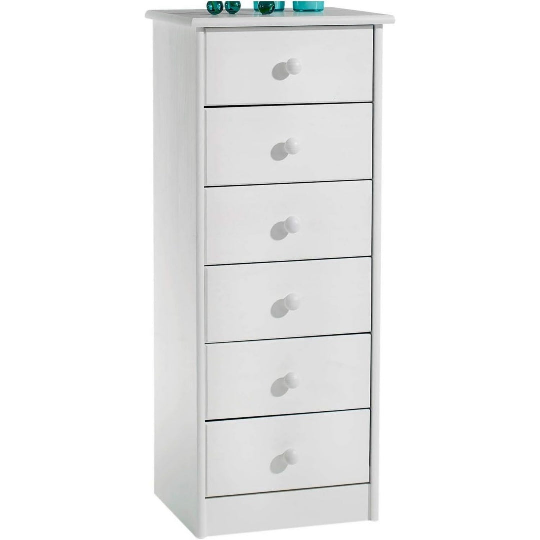 Commode moderne gris clair 35 x 43 x 106 cm