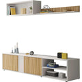 Ensemble de meubles design moderne marron 40 x 180 x 33 cm
