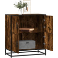 Buffet 68 x 35 x 76 cm en chene et metal