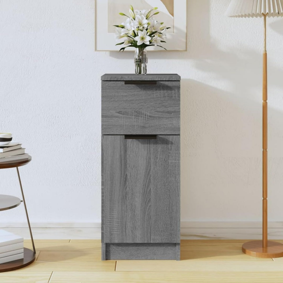 Bahut design epurees gris clair en bois
