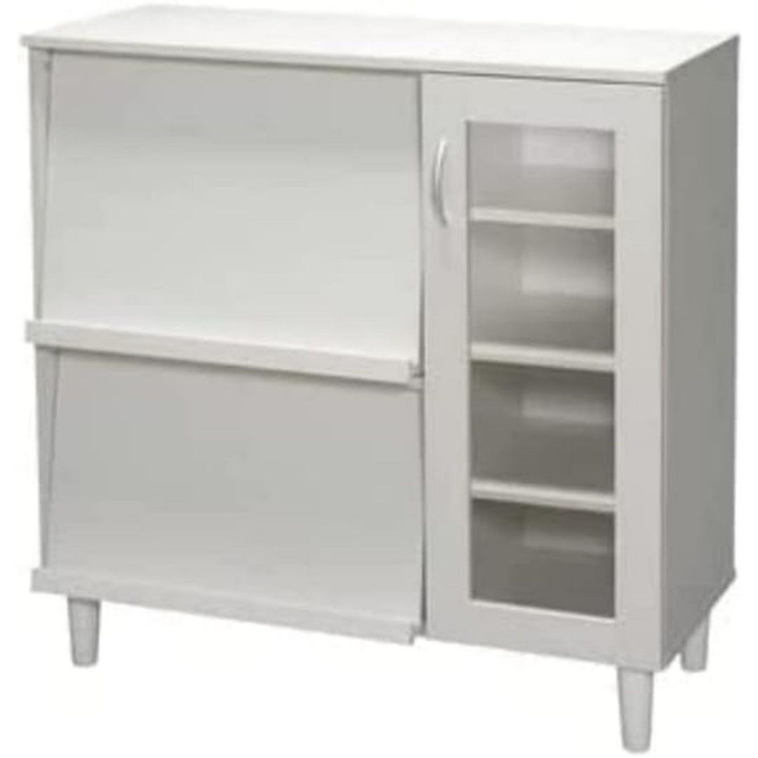 Buffet gris en chene