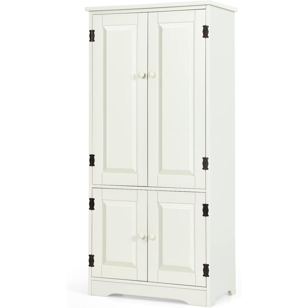 Tour de rangement gris clair, solution de rangement esprit rustique
