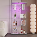 Rangez avec ce armoire vitree gris en verre style moderne