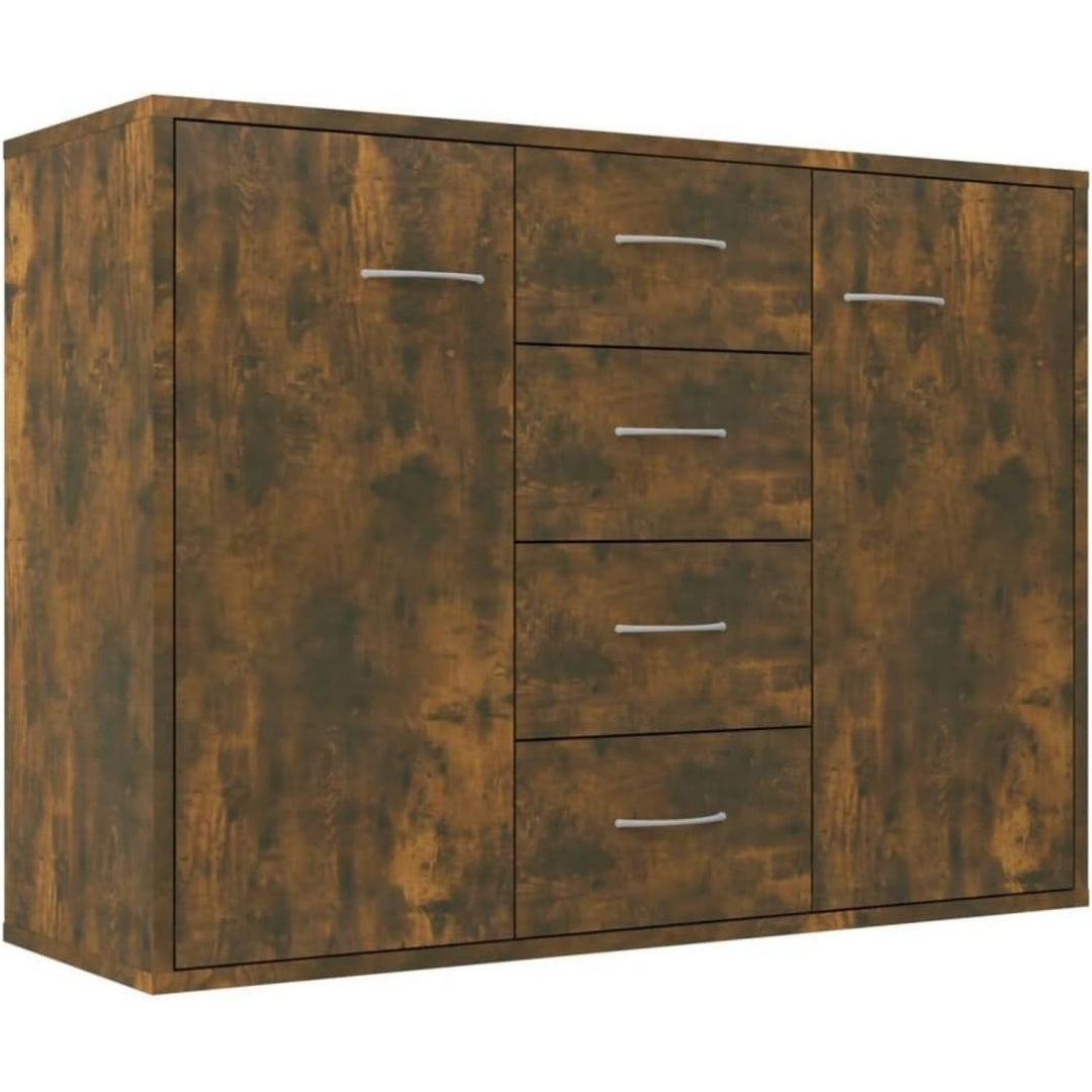 Design, commode marron en bois 88 x 30 x 65 cm