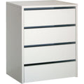 Armoire de rangement en bois gris clair parfaite dressing
