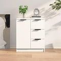 Buffet gris clair authentique minimaliste 60 x 30 x 70 cm