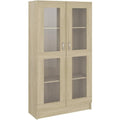 Bibliotheque marron (30.5 x 82.5 x 150 cm), espace de rangement genereux