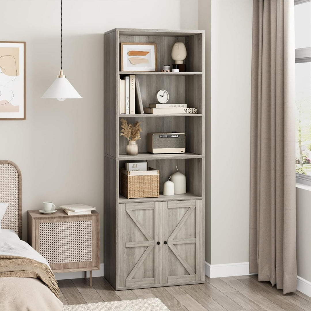 Discret, armoire de stockage gris style industriel
